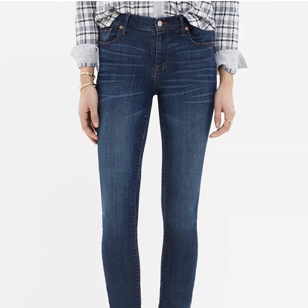 Madewell 26 High Riser Skinny Skinny Jeans in Atlantic